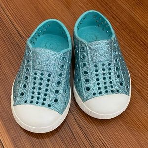 Native Shoes Sparkle Size 4 Gently Used. Jefferson style.